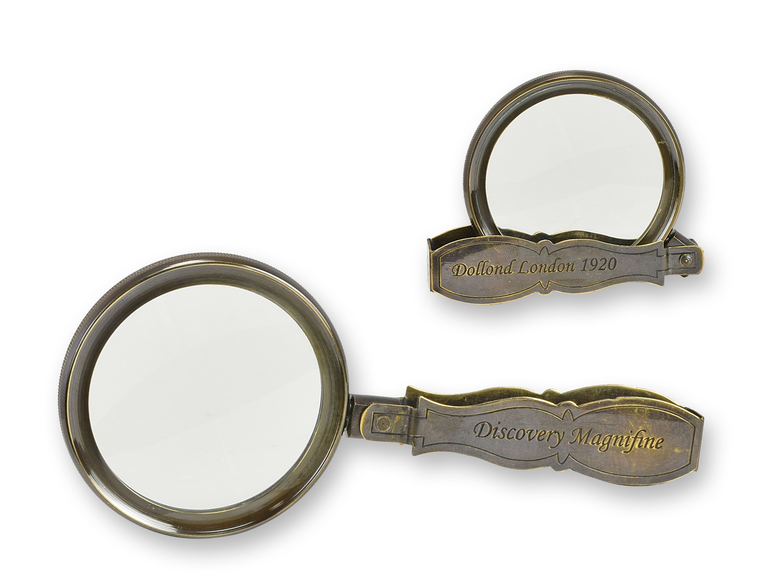 Una lupa plegable réplica diseño retro decoración