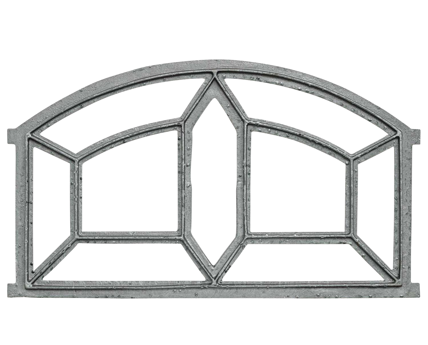 Fenster grau Stallfenster Eisenfenster Scheunenfenster Eisen 89cm Antik-Stil (o)