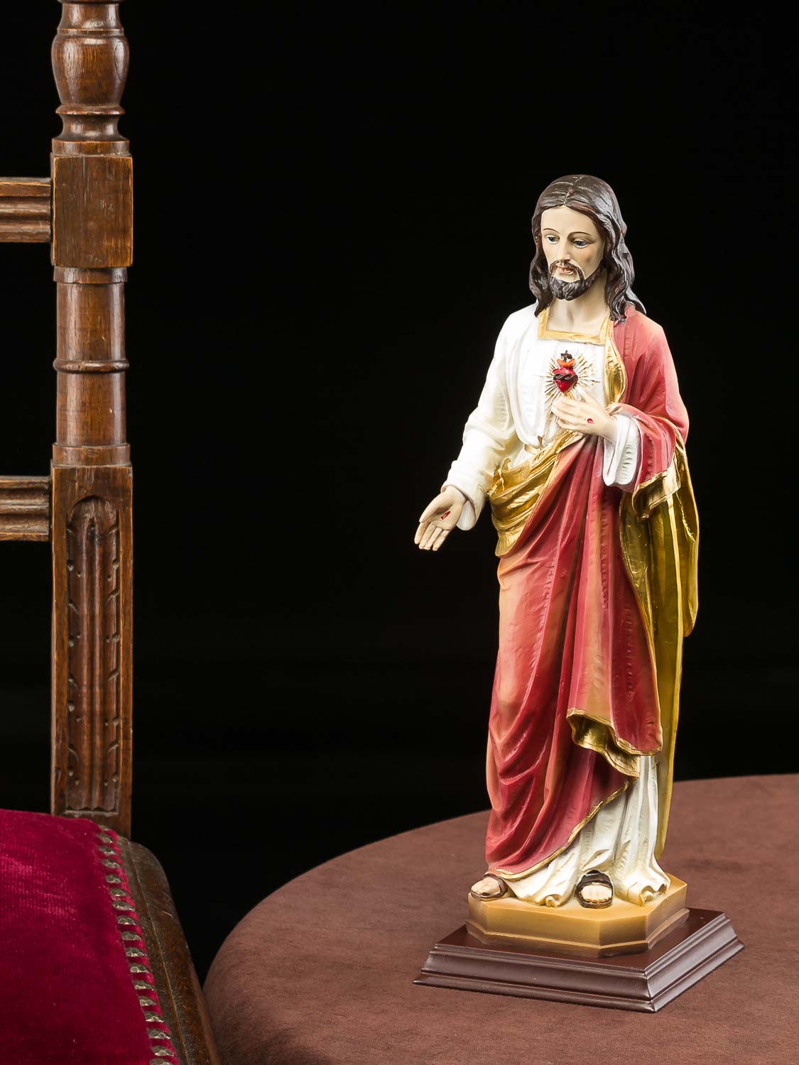 Heiligenfigur Jesus 31cm Skulptur Figur Madonna sculpture