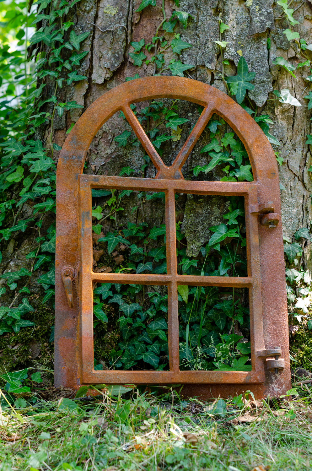 Stallfenster Fenster zum Öffnen Scheunenfenster Eisen Rost 39,5x57,5cm Antikstil