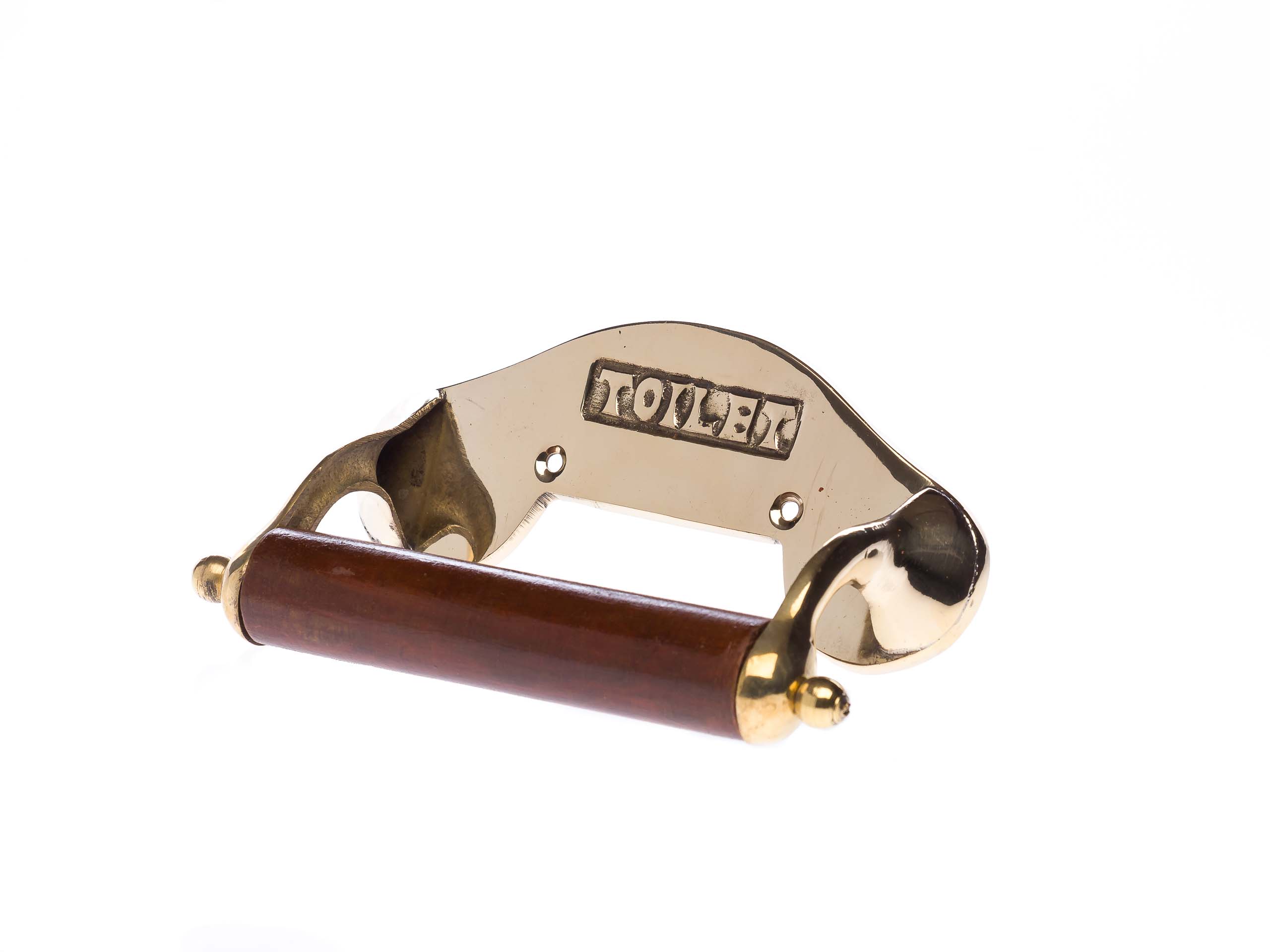 TOILETTENPAPIERHALTER MESSING BAD WC TOILETTE TOILET PAPIERHALTER ANTIK STIL