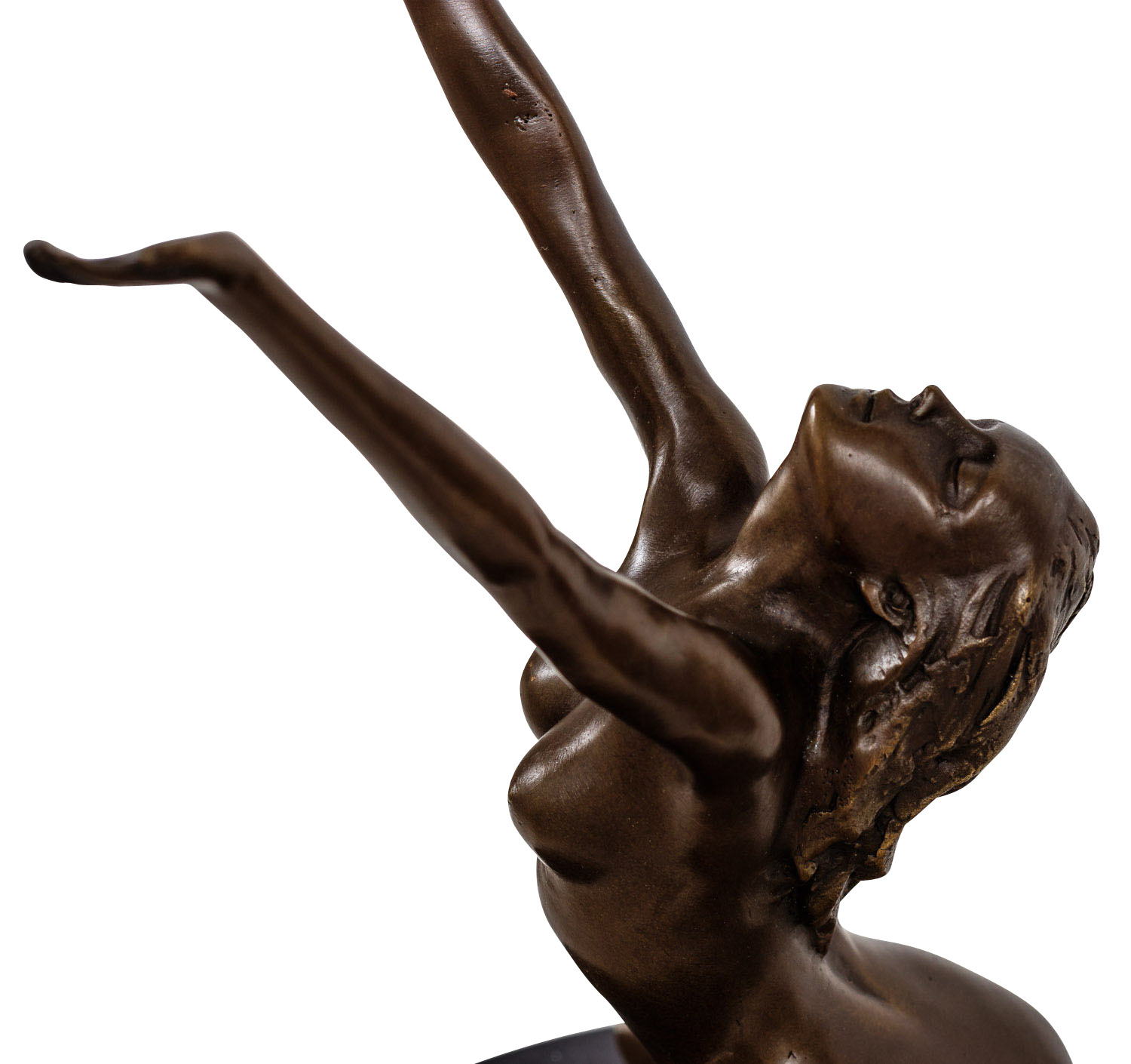 Bronzeskulptur Erotik Frau erotische Kunst Antik-Stil Bronze Figur Statue 25cm