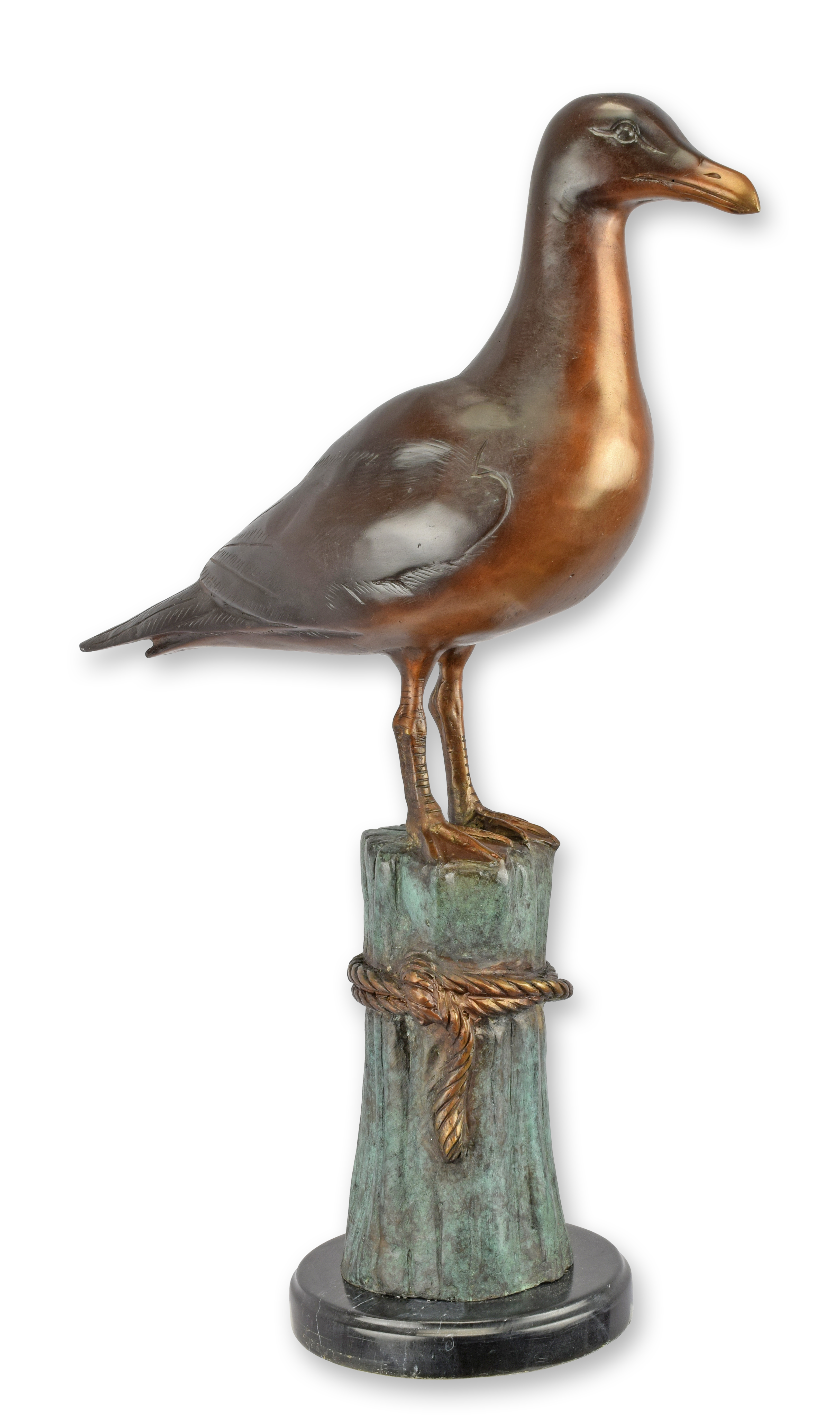 Baum, Bronze, Vogel, Möwe, Schnabel