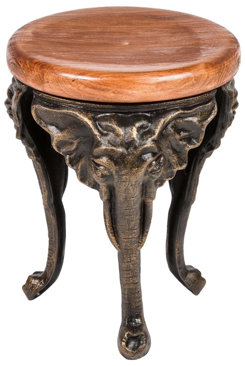 Blumenhocker Elefant 40cm Eisen  Blumentisch Blumenständer Garten Antik-Stil