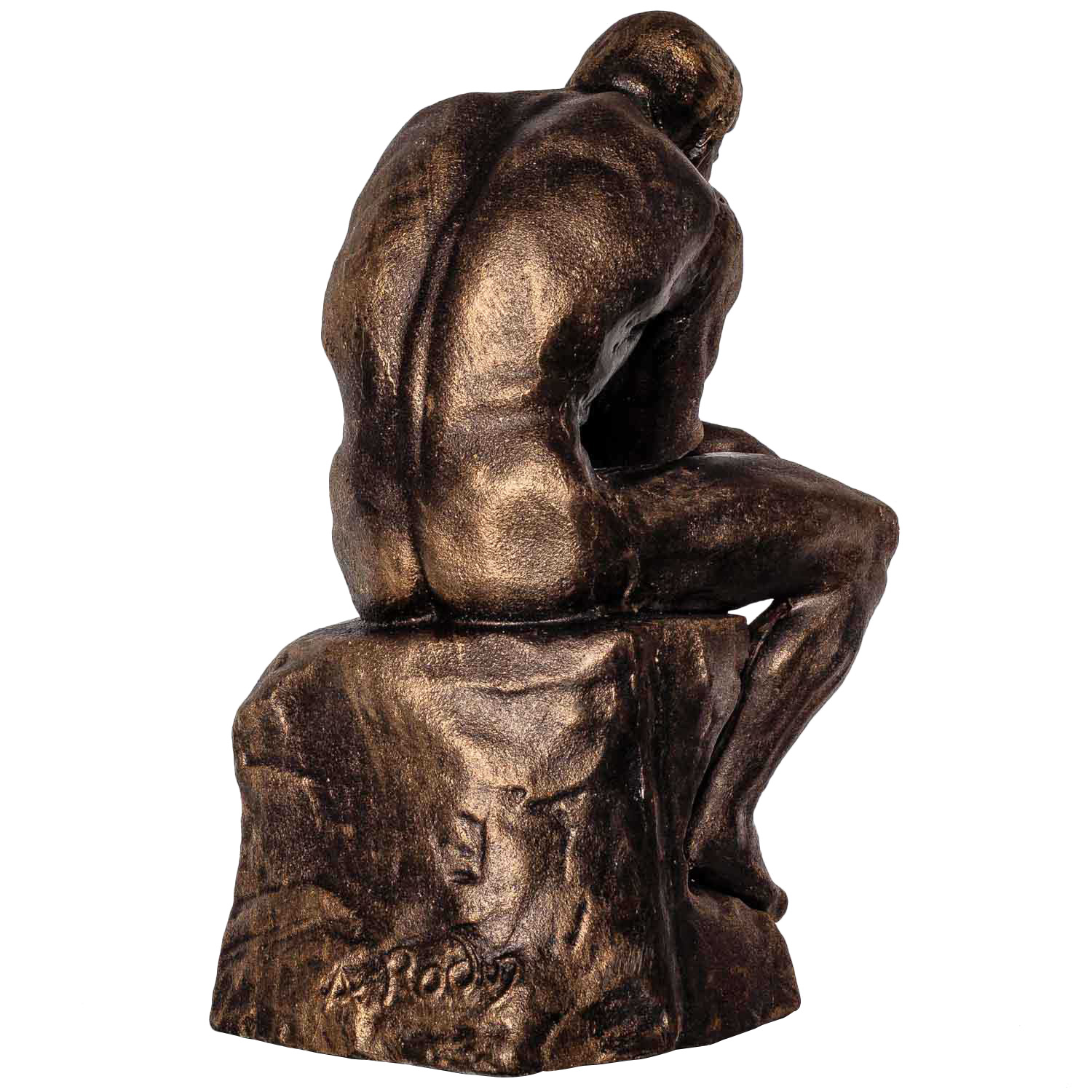NG-34-4 Bronzeskulptur Tischglocke Glocke Frau im Antik-Stil Bronze Figur Statuen 14cm