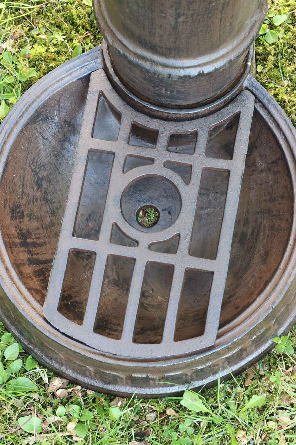 Standbrunnen 78cm Waschbecken Brunnen Eisen Waschplatz Wandbrunnen antik Stil