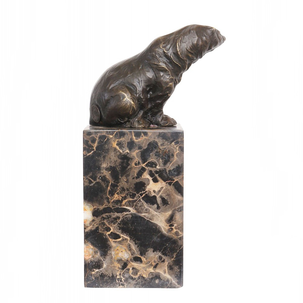 Skulptur Bär Antik-Stil Bronzeskulptur Bronze Figur Statue 22cm