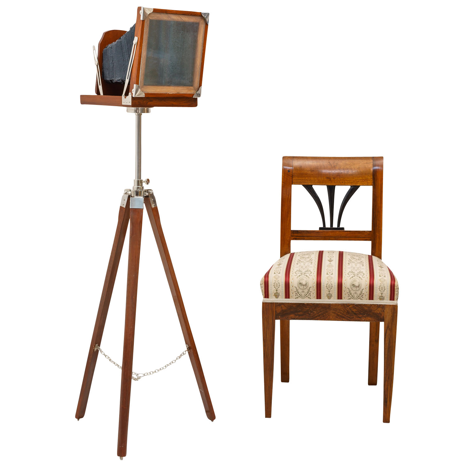 Plattenkamera Stativ Kamera Studio Atelier Dekoration Antik-Stil 130cm