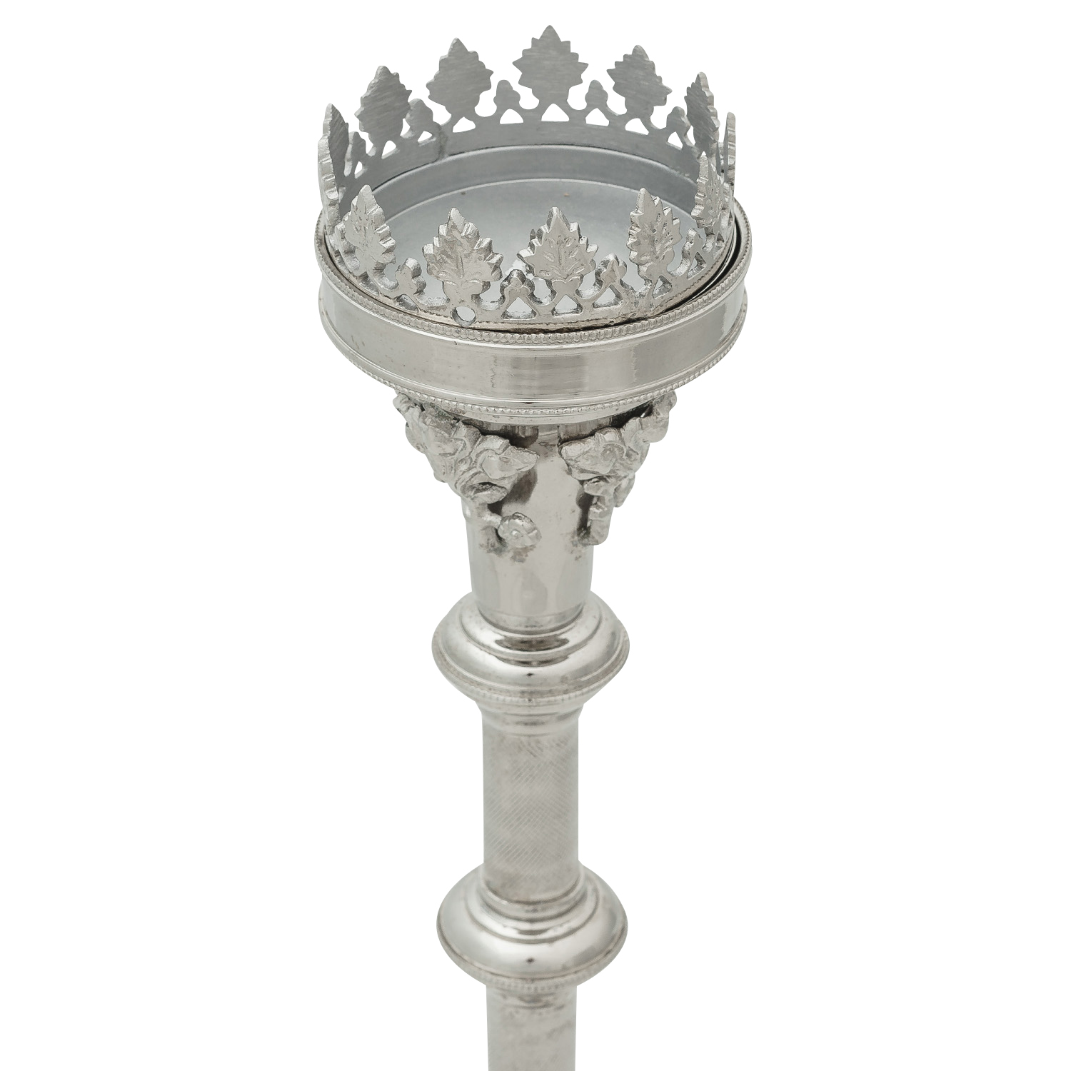 Kerzenleuchter 63cm Altarleuchter Kerzenständer Kirche Altar Antik-Stil silber