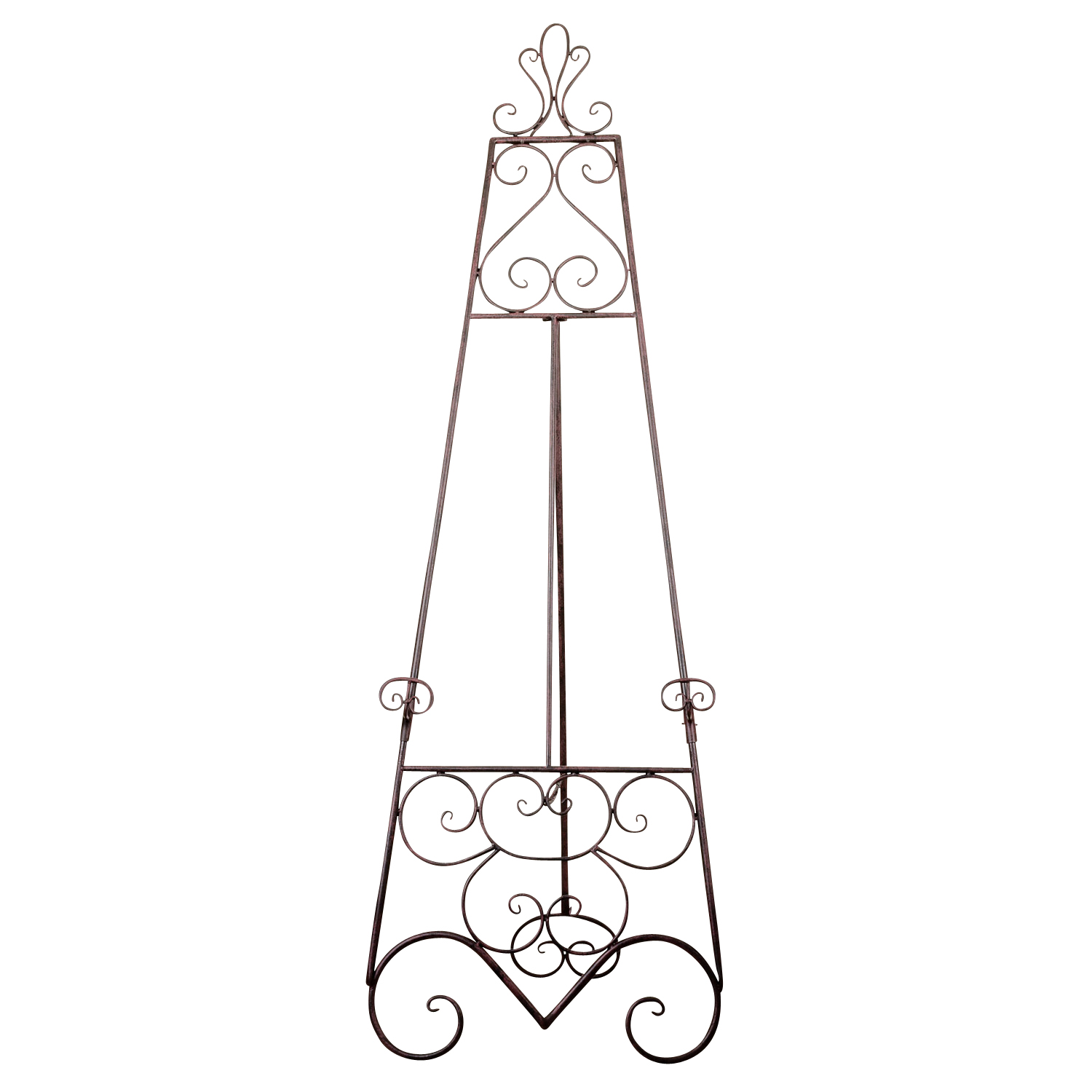 Staffelei 152cm Bilderständer Aufsteller Nostalgie Eisen Antik-Stil schwarz