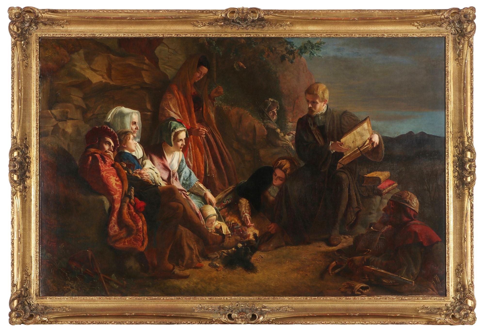 drummond Gemälde Ölgemälde James Drummond 1816 - 1877 England Schottland