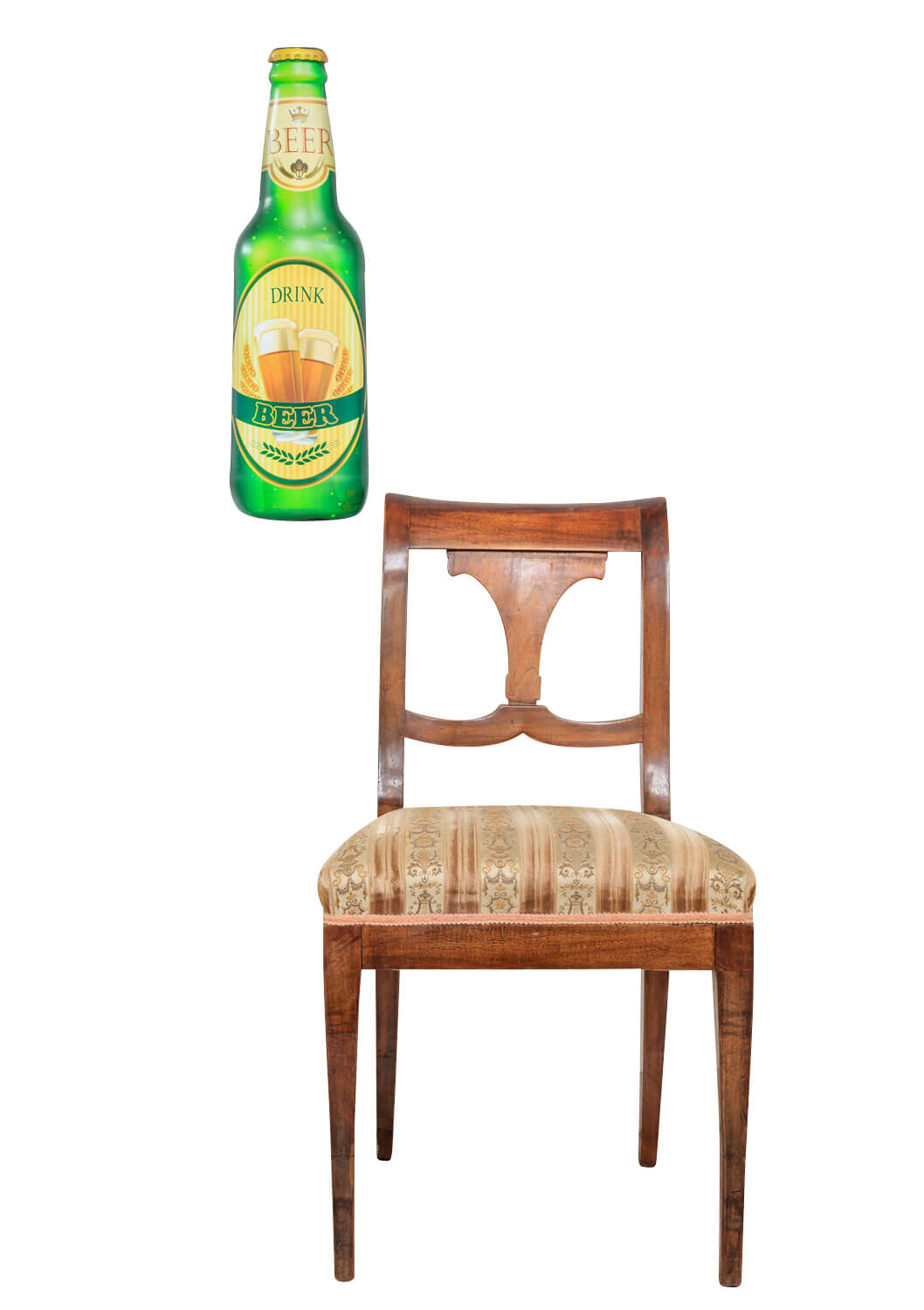 Muestra de la lata botella de cerveza 61cm Drink Beer nostalgia estilo antiguo