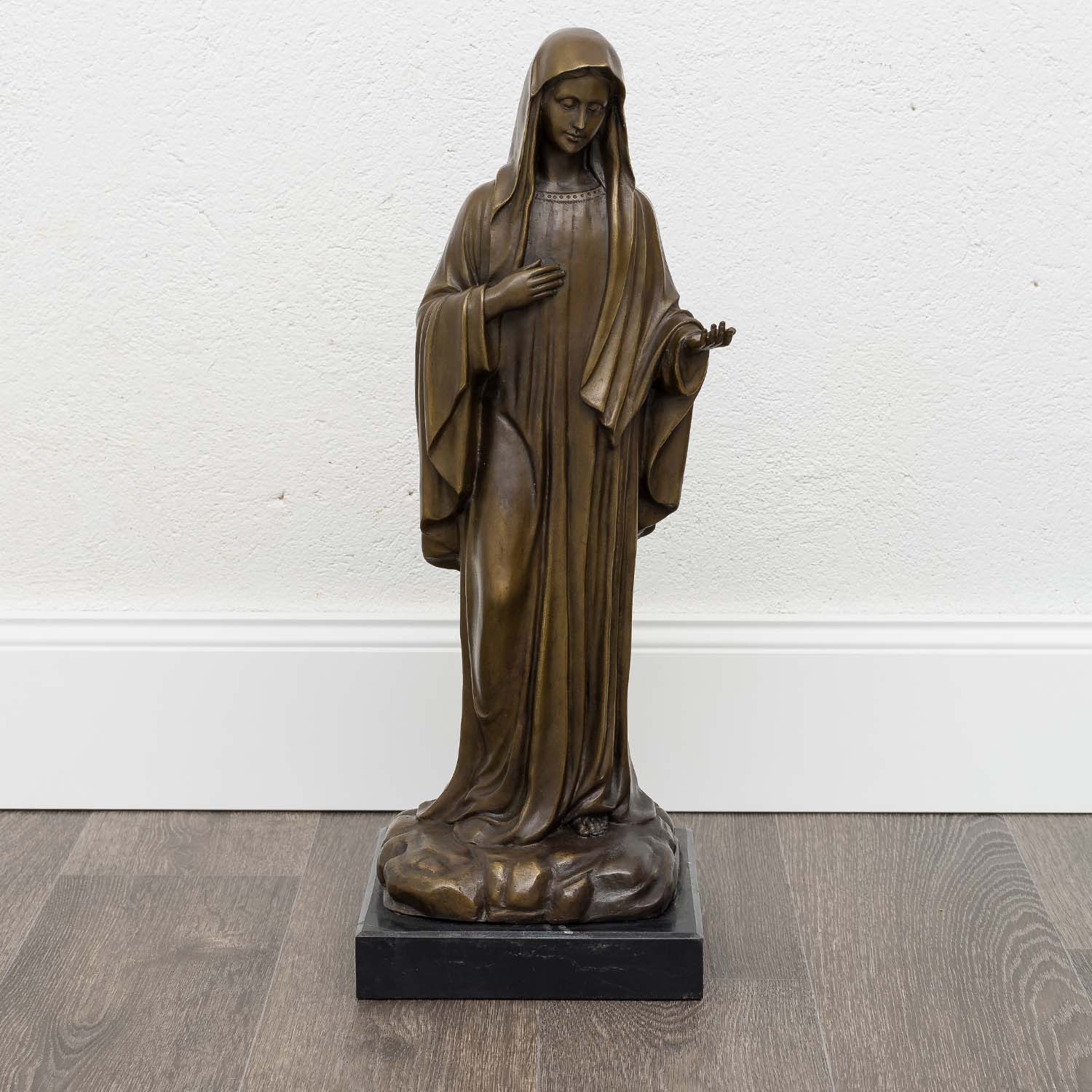 Bronzeskulptur Madonna im Antik-Stil Bronze Figur Statue 58cm