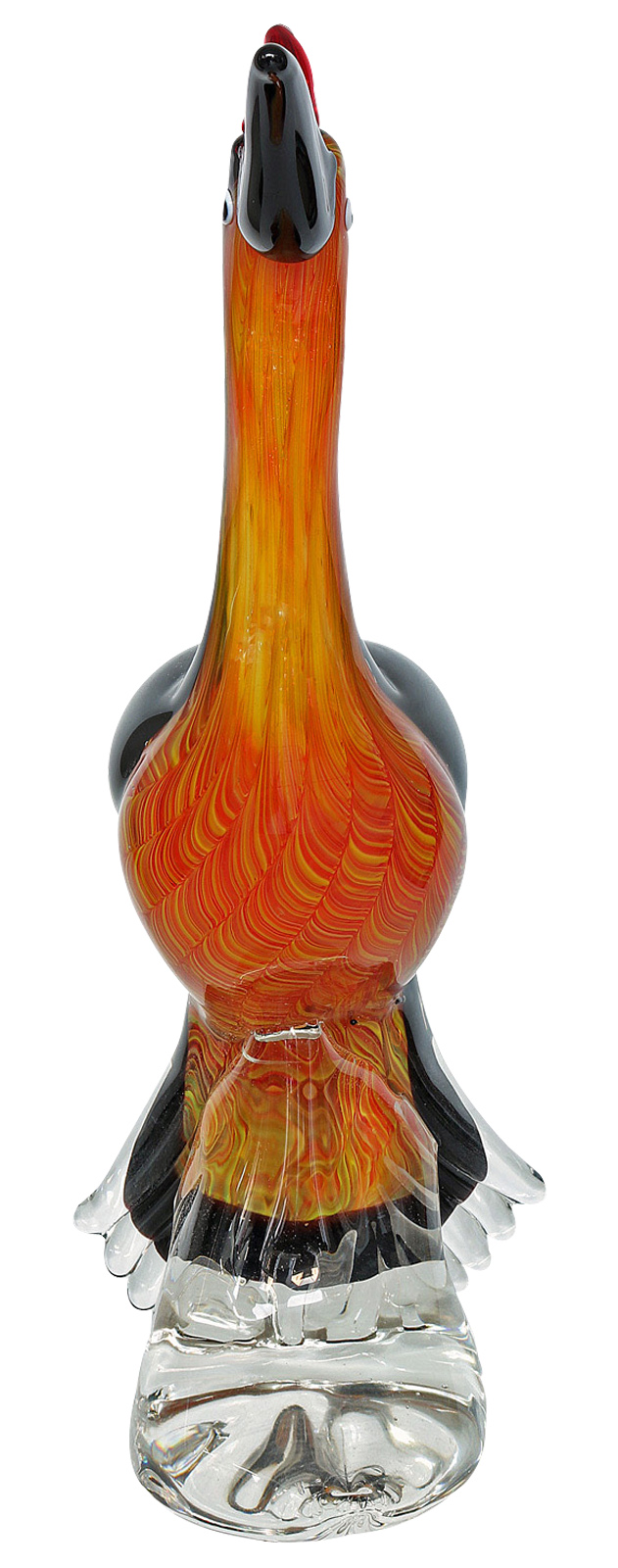 Glasfigur Figur Vogel Glas im Murano Antik Stil 32cm