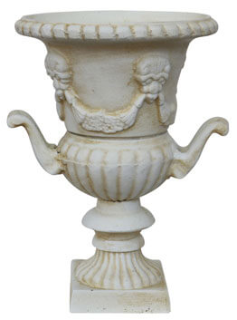 urn, garten, topf, stein, dekorativ