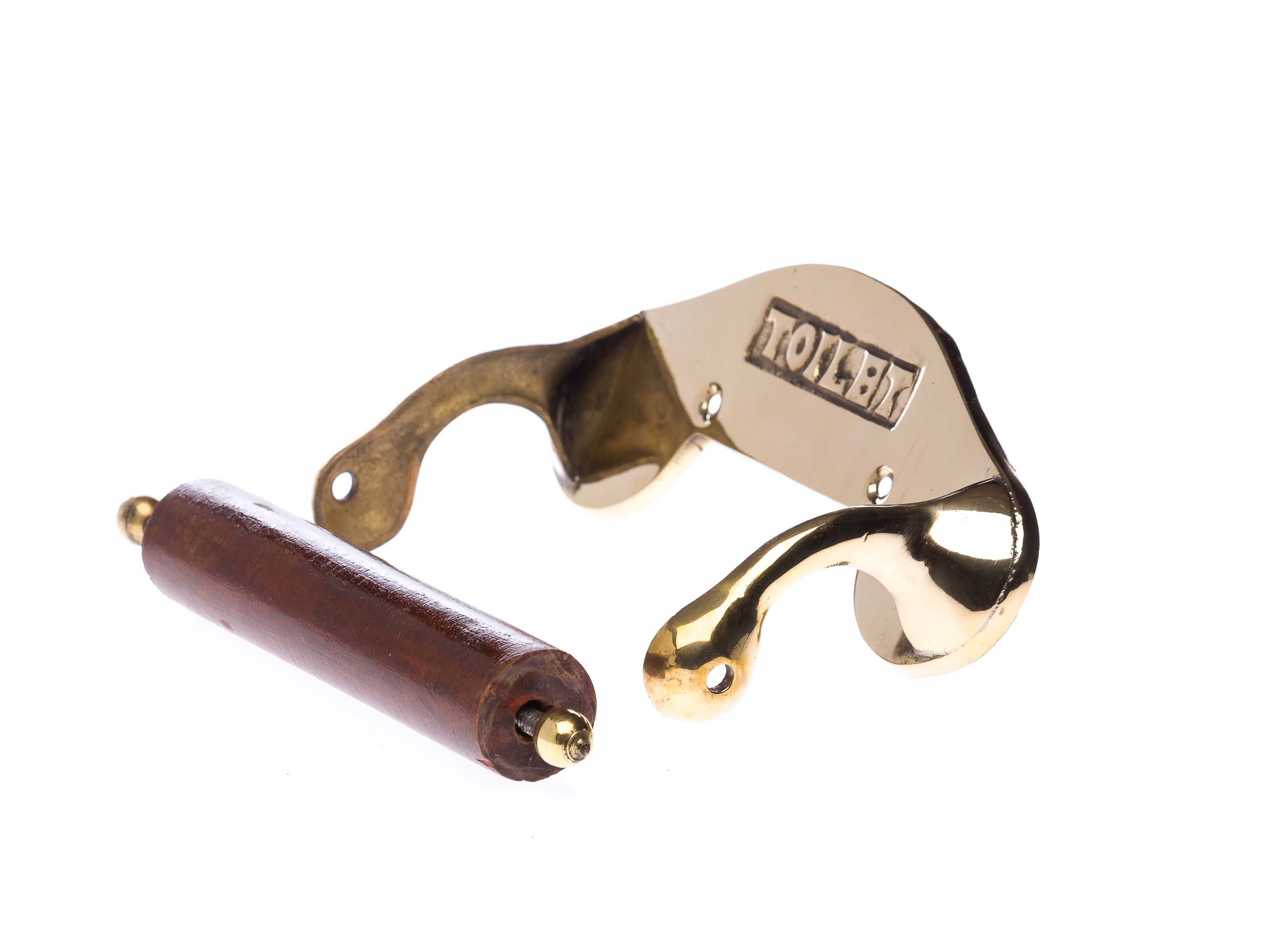 TOILETTENPAPIERHALTER MESSING BAD WC TOILETTE TOILET PAPIERHALTER ANTIK STIL