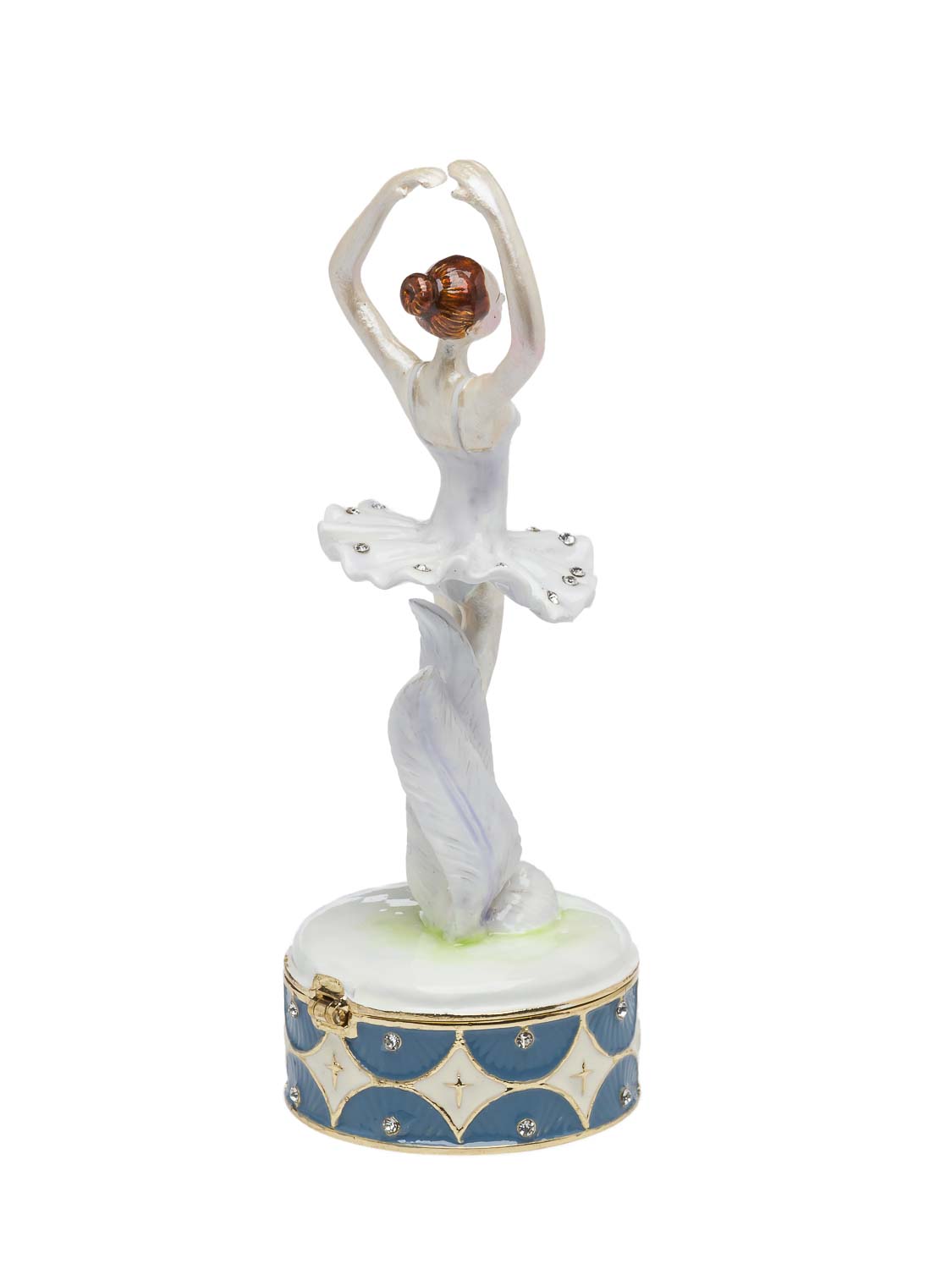 Schmuckschatulle Ballerina Pillendose Tänzerin Schmuckdose Dose jewelry box