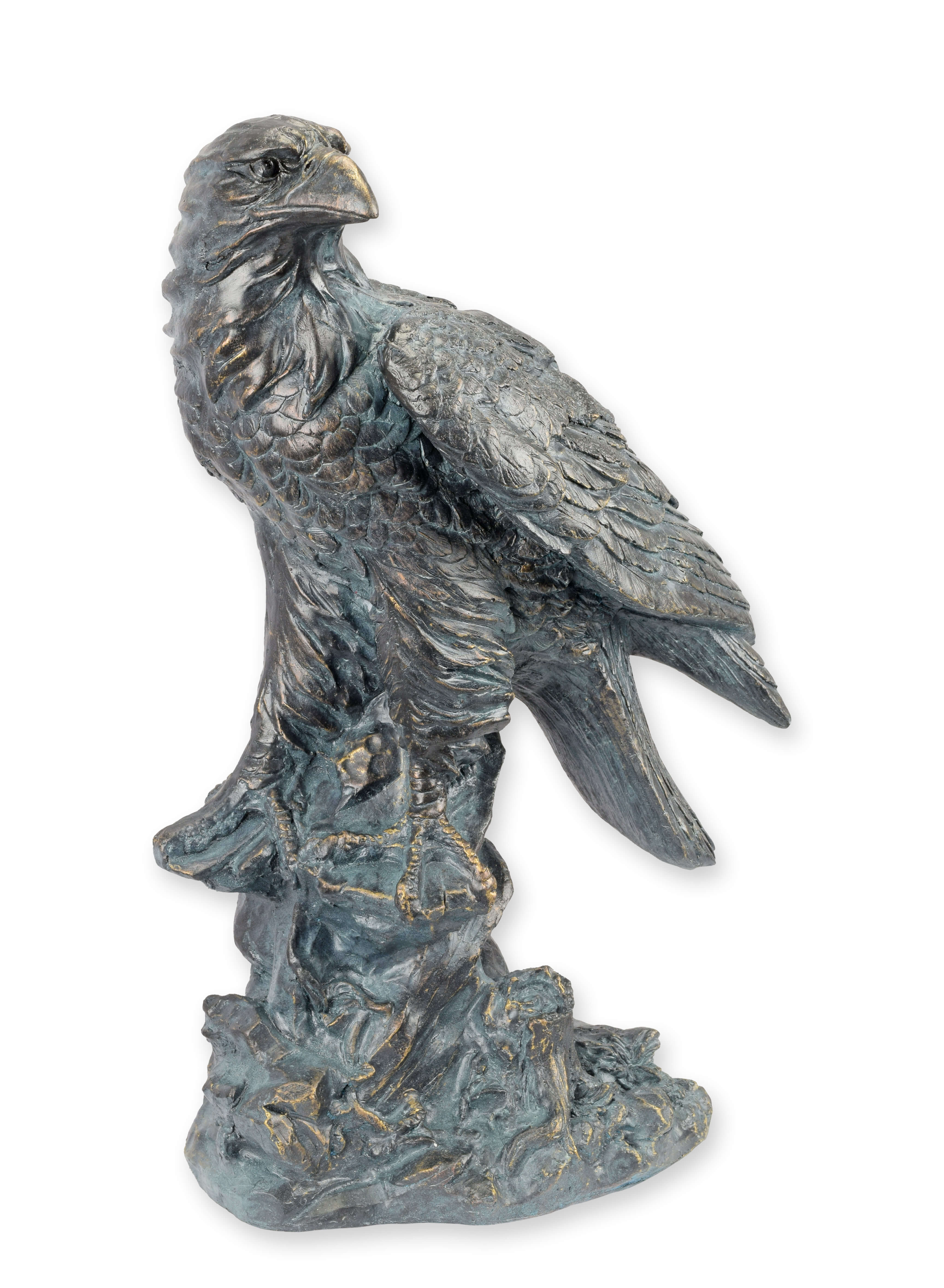 Escultura figura de águila réplica diseño retro decoración