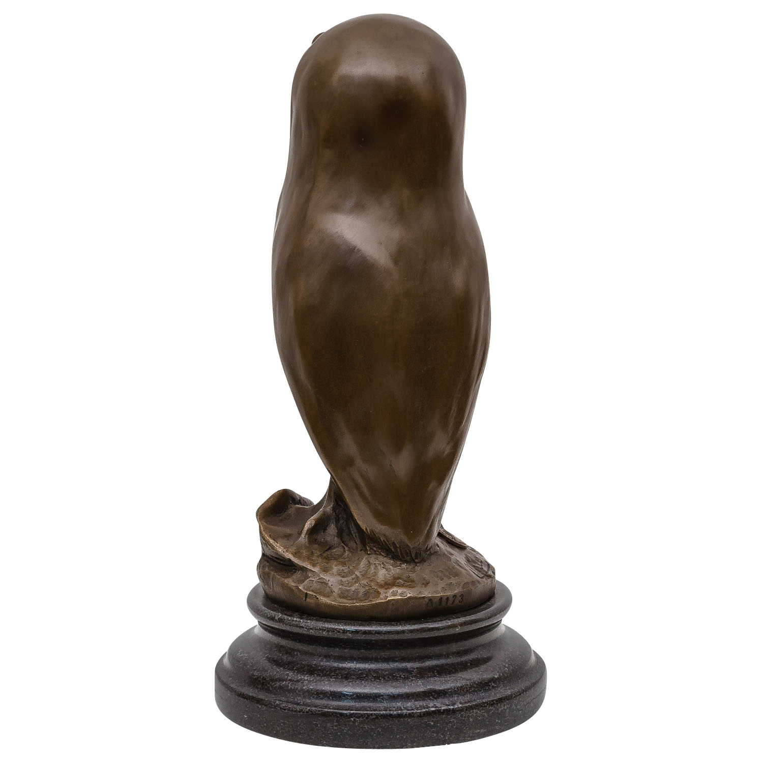Bronzeskulptur Eule Uhu Vogel Bronze Bronzefigur Figur Skulptur 27cm