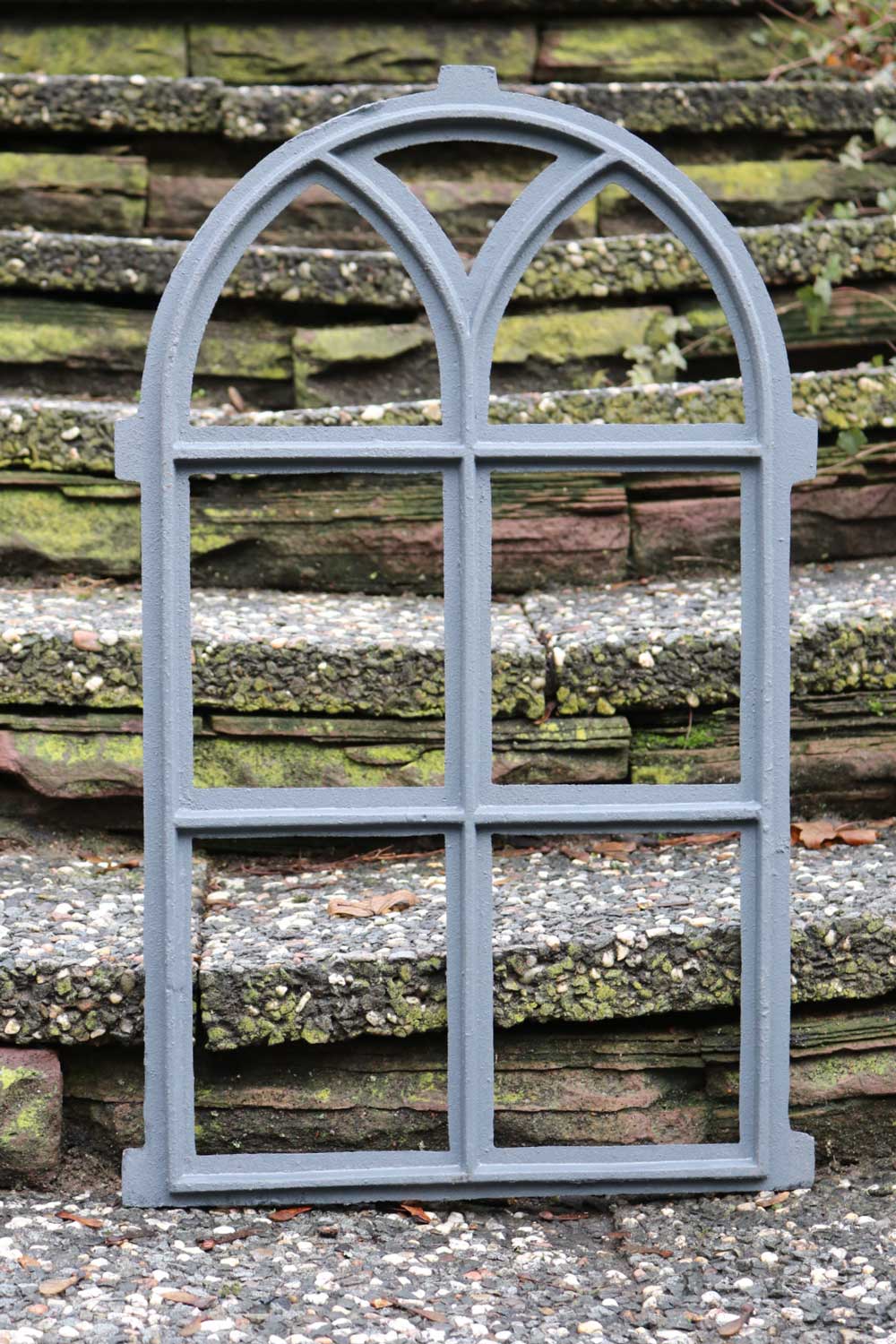 Stallfenster Fenster Scheunenfenster Eisen grau 40 x 68cm Antik-Stil