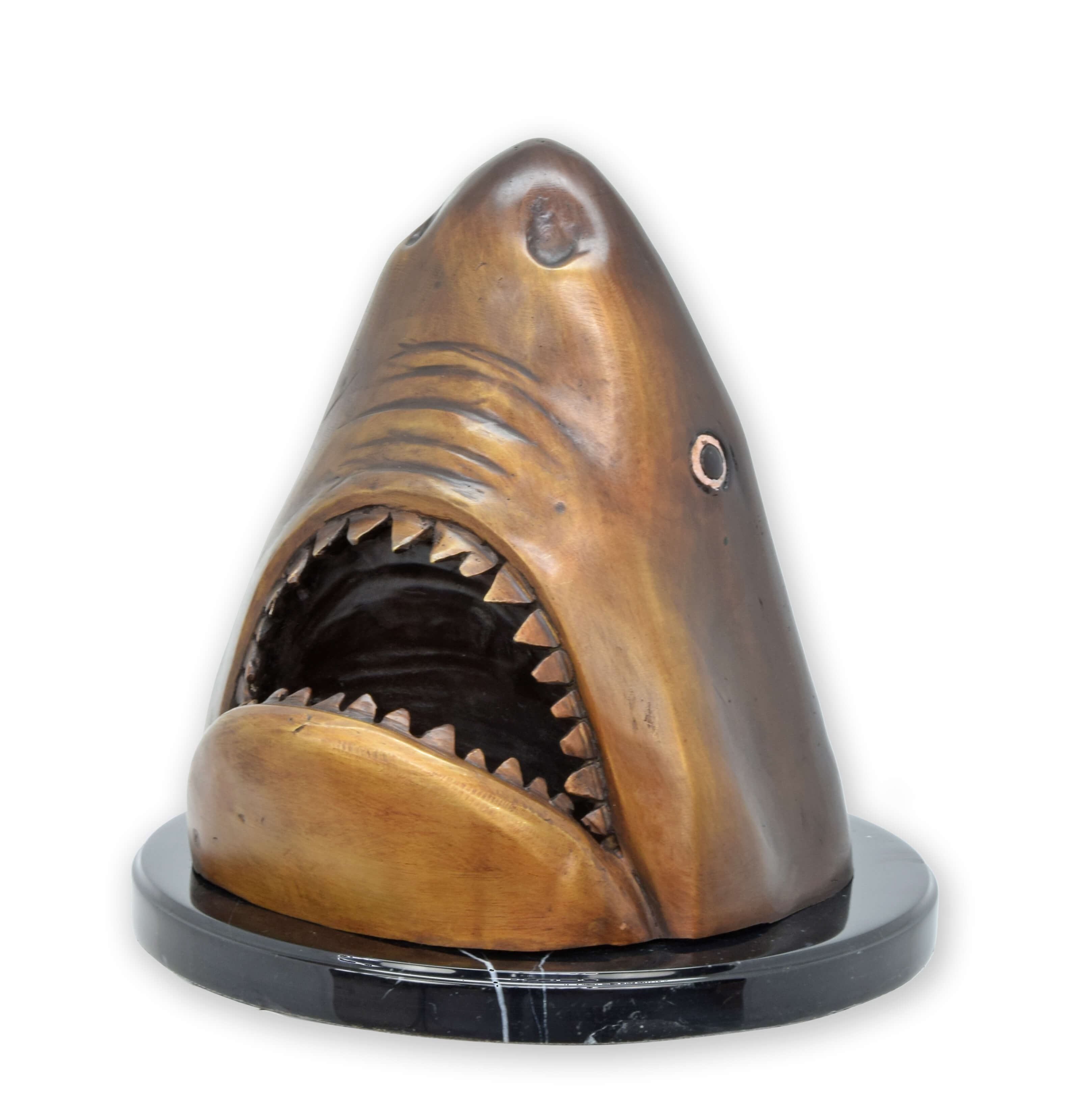 Bronze, Fische, Leben im Meer, Hai, Holz