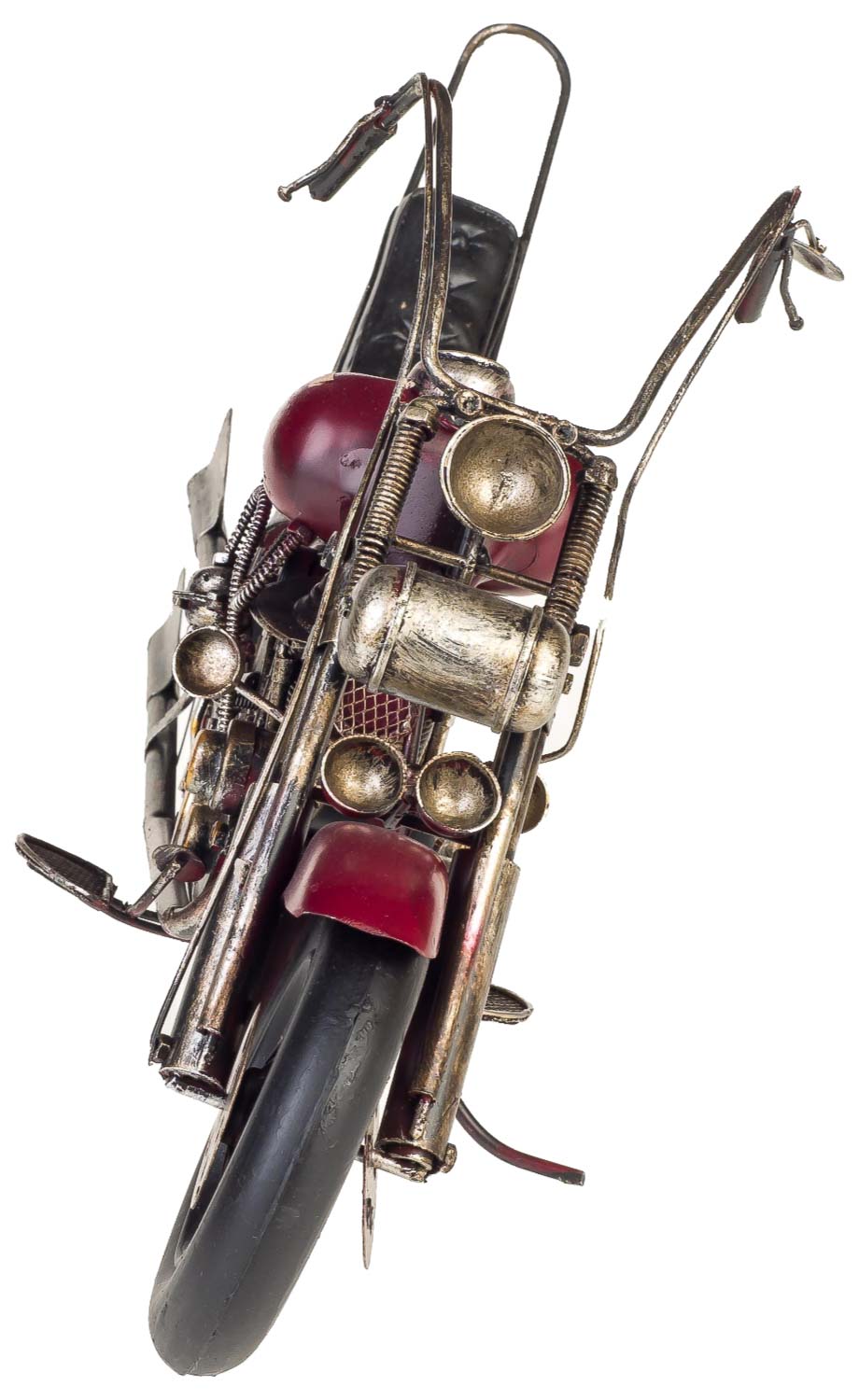 Modell Chopper Modellmotorrad Motorrad Nostalgie Blech Metall Antik-Stil 41cm