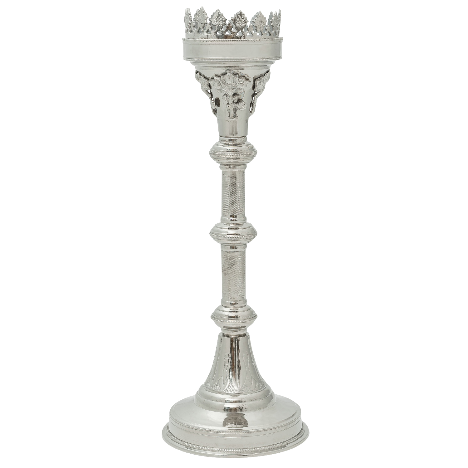 Kerzenleuchter 52cm Altarleuchter Kerzenständer Kirche Altar Antik-Stil silber