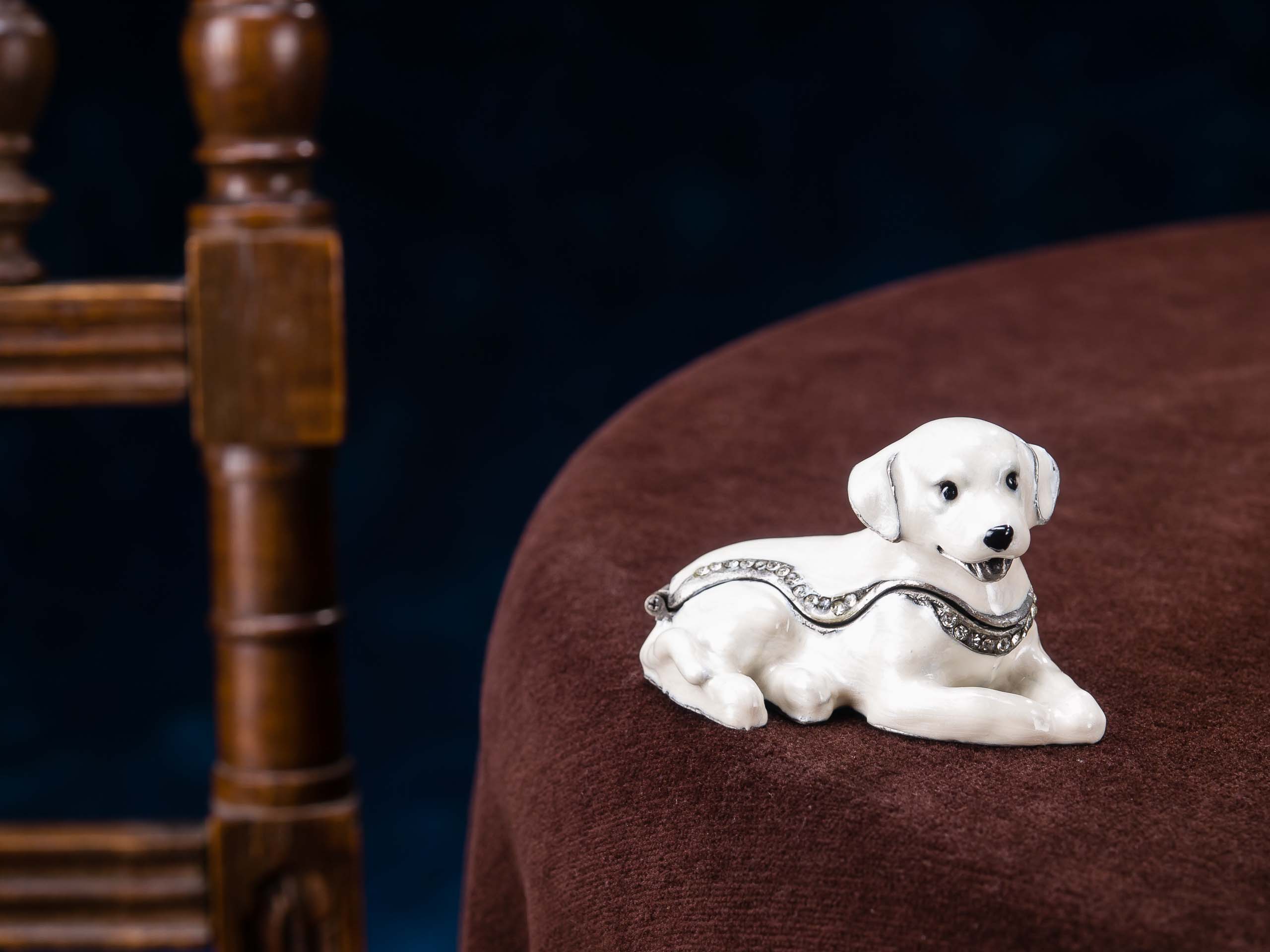 Hund Pillendose Schmuckdose Dose Pillenbox Box Dose Schmuck Labrador Welpe