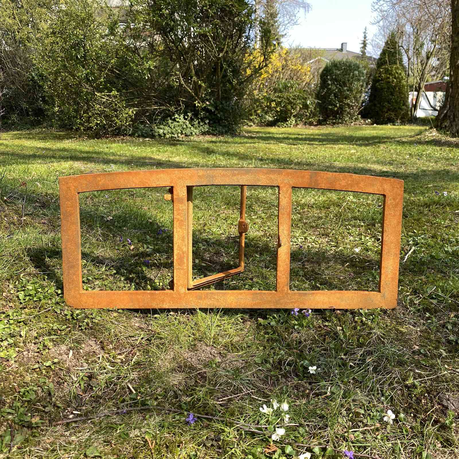 Stallfenster Fenster zum Öffnen Scheunenfenster Rost Eisen 63cm Antik-Stil