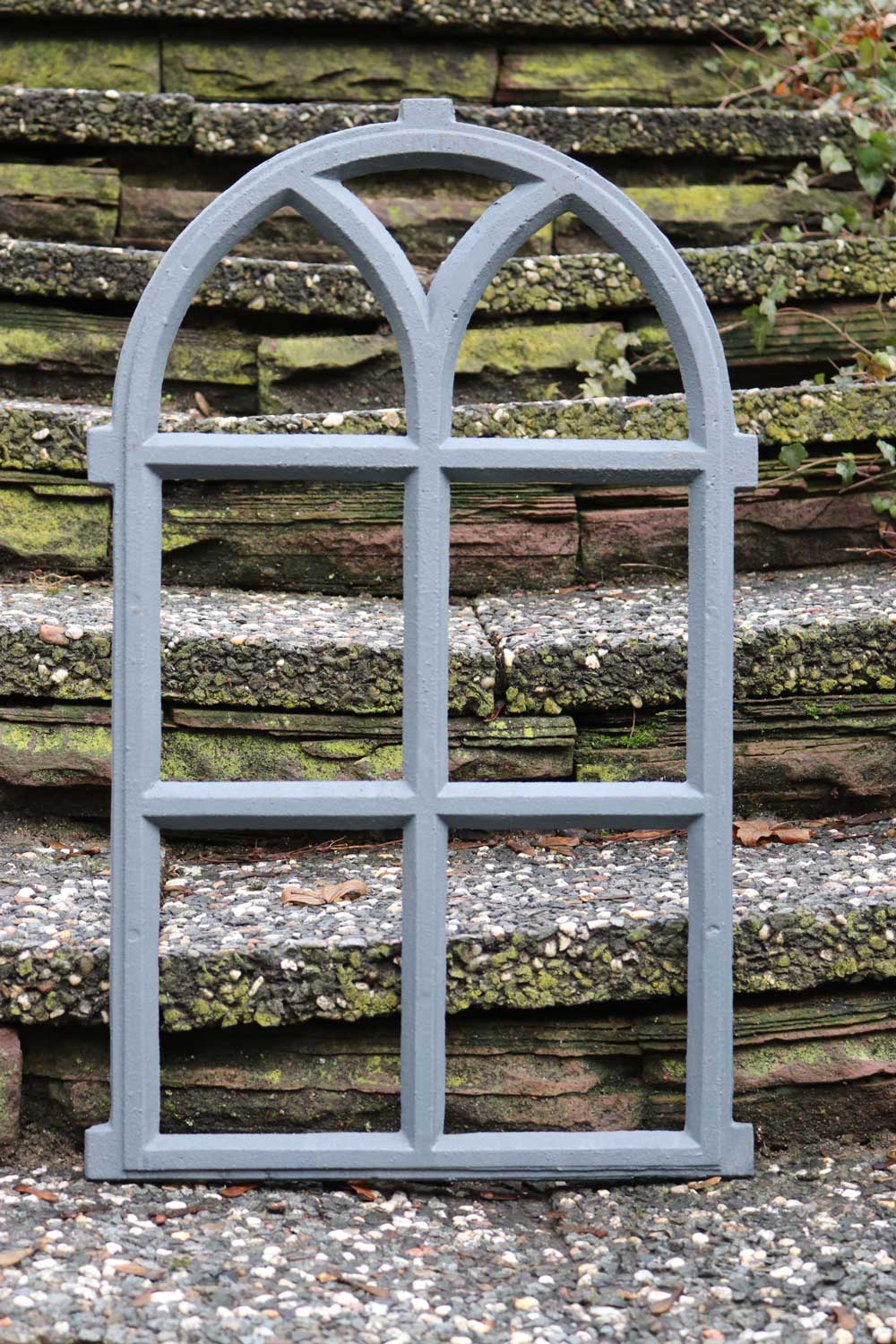 Stallfenster Fenster Scheunenfenster Eisen grau 40 x 68cm Antik-Stil