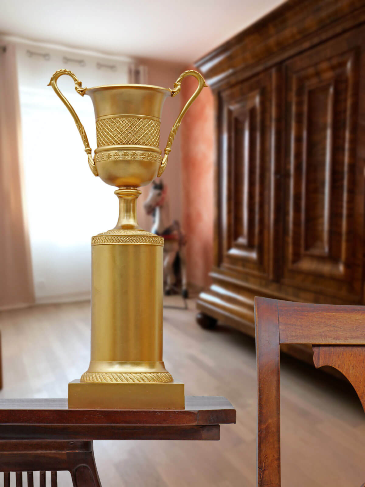 Bronzeskulptur Amphore Antik-Stil Bronze - 41,9 x 21,4 x 14,5cm (B x H x T)