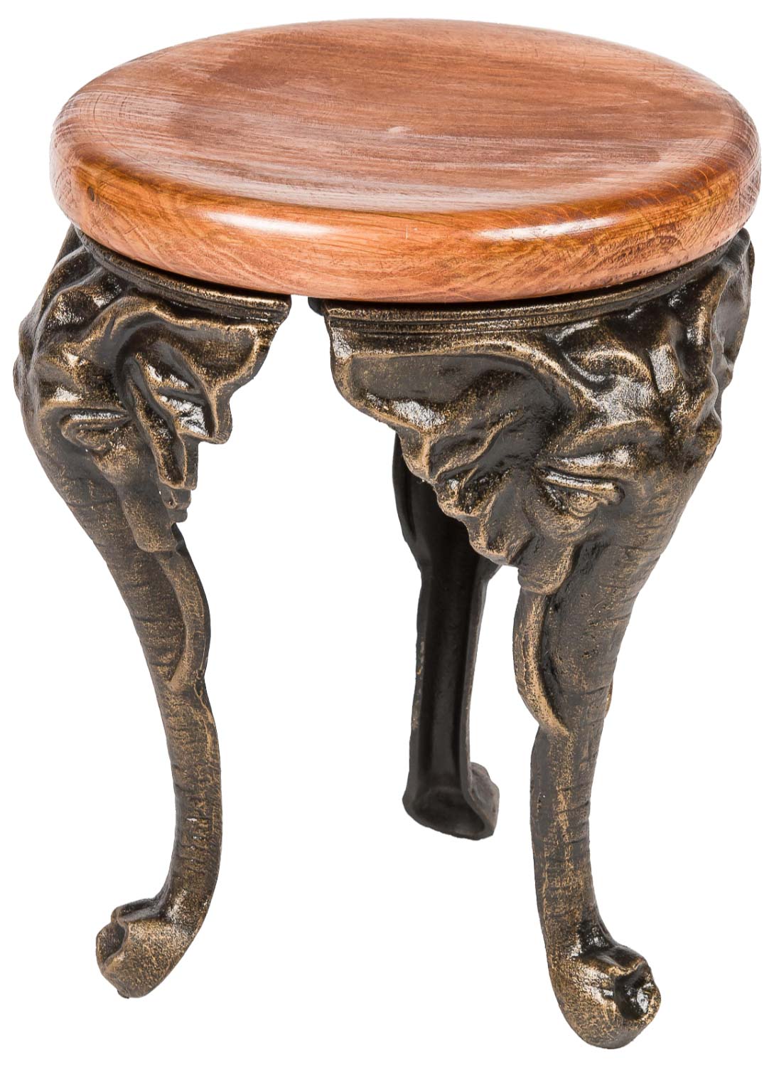 Blumenhocker Elefant 40cm Eisen  Blumentisch Blumenständer Garten Antik-Stil