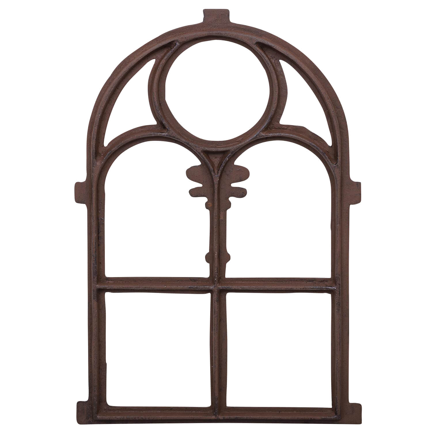 Fenster Eisenfenster Stallfenster Scheunenfenster Eisen Antik-Stil 74cm braun