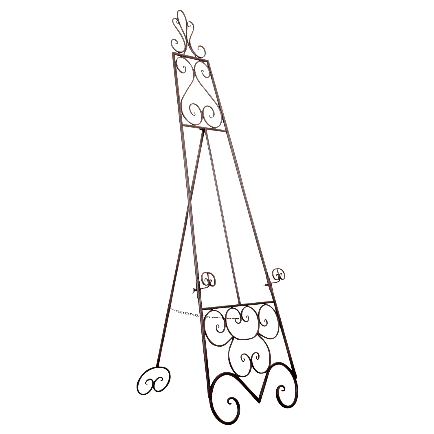 Staffelei 152cm Bilderständer Aufsteller Nostalgie Eisen Antik-Stil schwarz